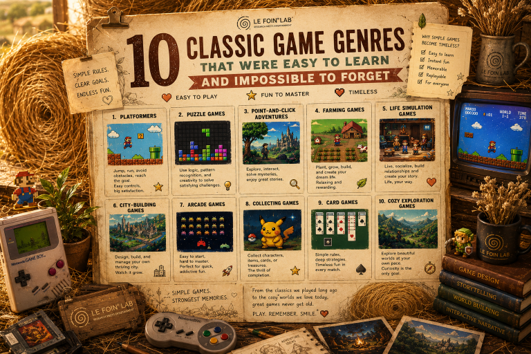 3. 10 Classic Game Genres That Were Easy to Learn and Impossible to Forget