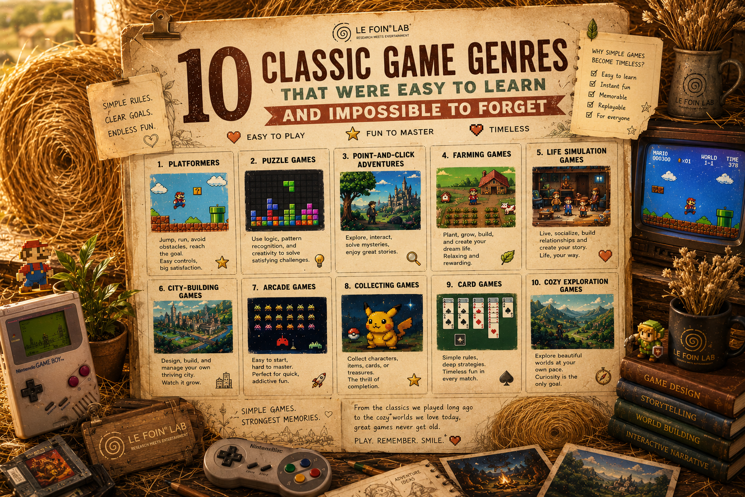 3. 10 Classic Game Genres That Were Easy to Learn and Impossible to Forget